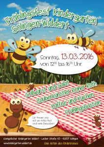 Plakat Frühlingsfest 2016